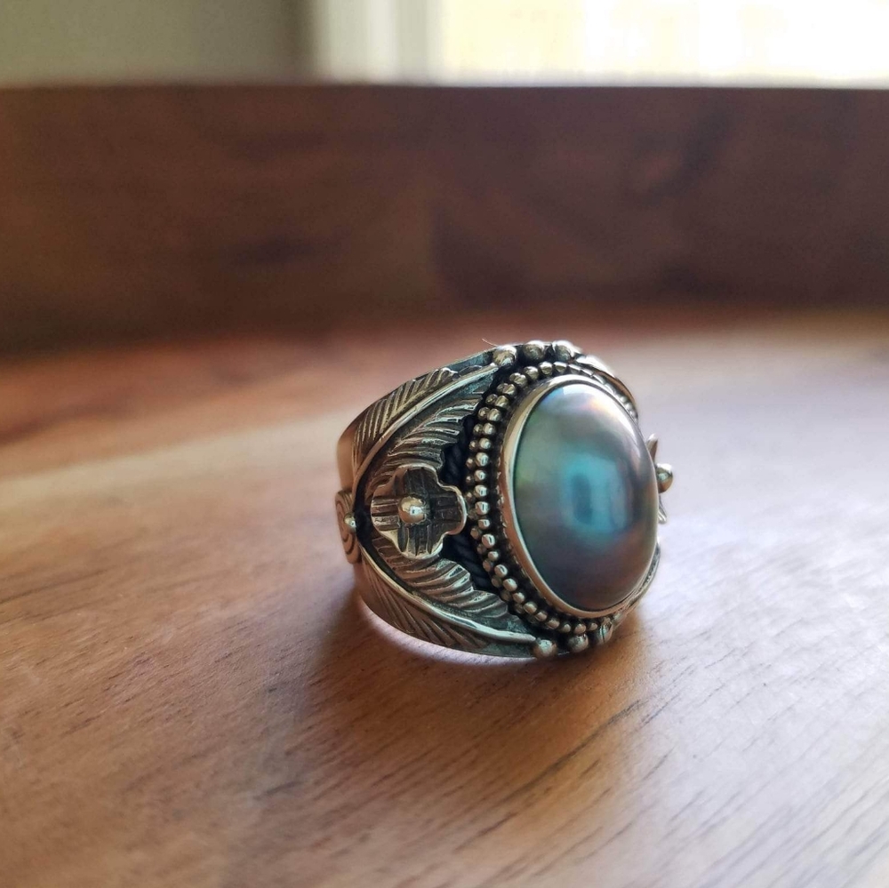 Solid silver ring - Picture 12 of 12
